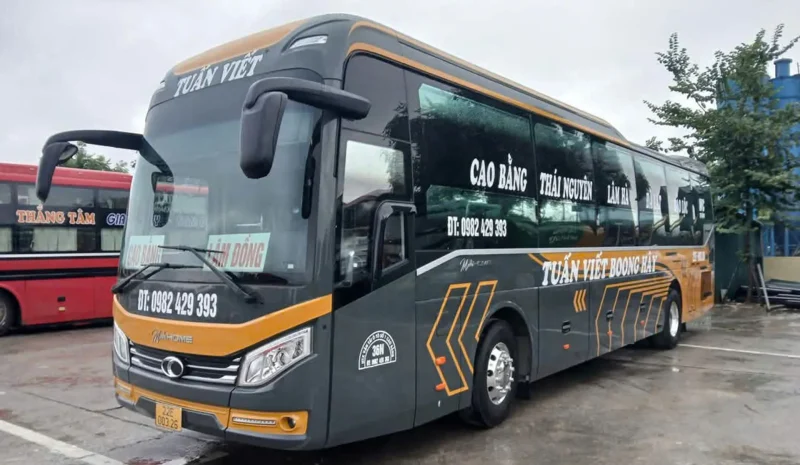 Nhà xe khách Tuấn Viết tuyến Sài Gòn - Cao Bằng - Thái Nguyên - Bắc Kạn Nhà xe khách Tuấn Viết tuyến Sài Gòn - Cao Bằng - Thái Nguyên - Bắc Kạn