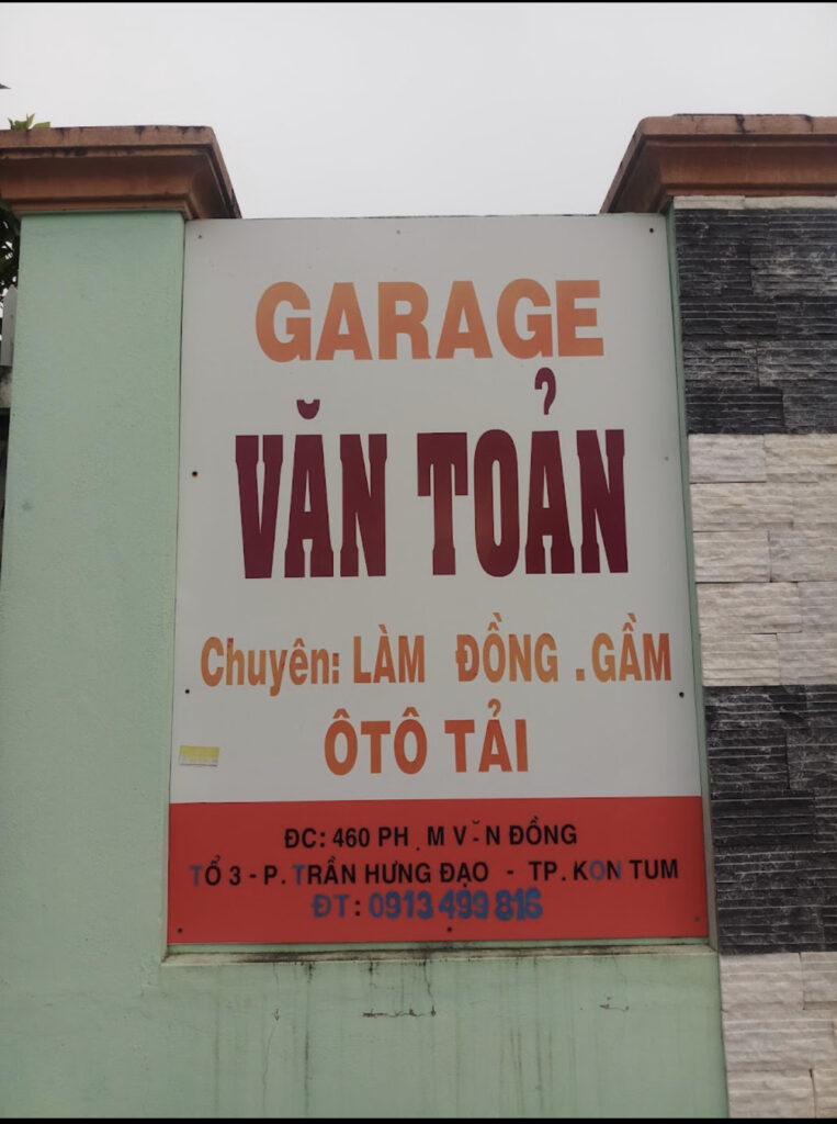 Garage Ô Tô Văn Toản - Sửa chữa ô tô, xe tải, xe ben, xe đầu kéo tại Kon Tum